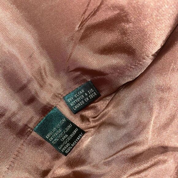 Vintage Ralph Lauren pink women’s blazer single button jacket suit size 10P - Picture 12 of 13